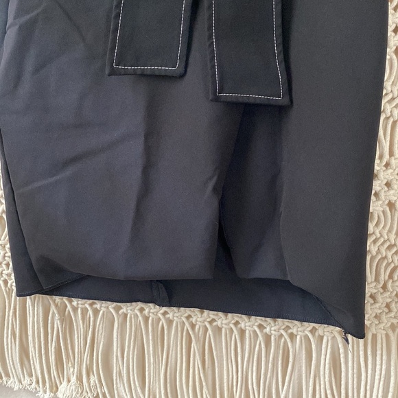 Zara, midi wrap/pencil black skirt in size XS - Picture 3 of 7